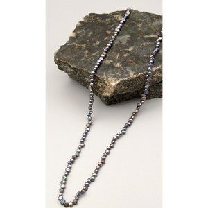 Blue Freshwater Pearl Eyeglass / Sunglass / Mask Lanyard/Necklace/Bracelet 29"